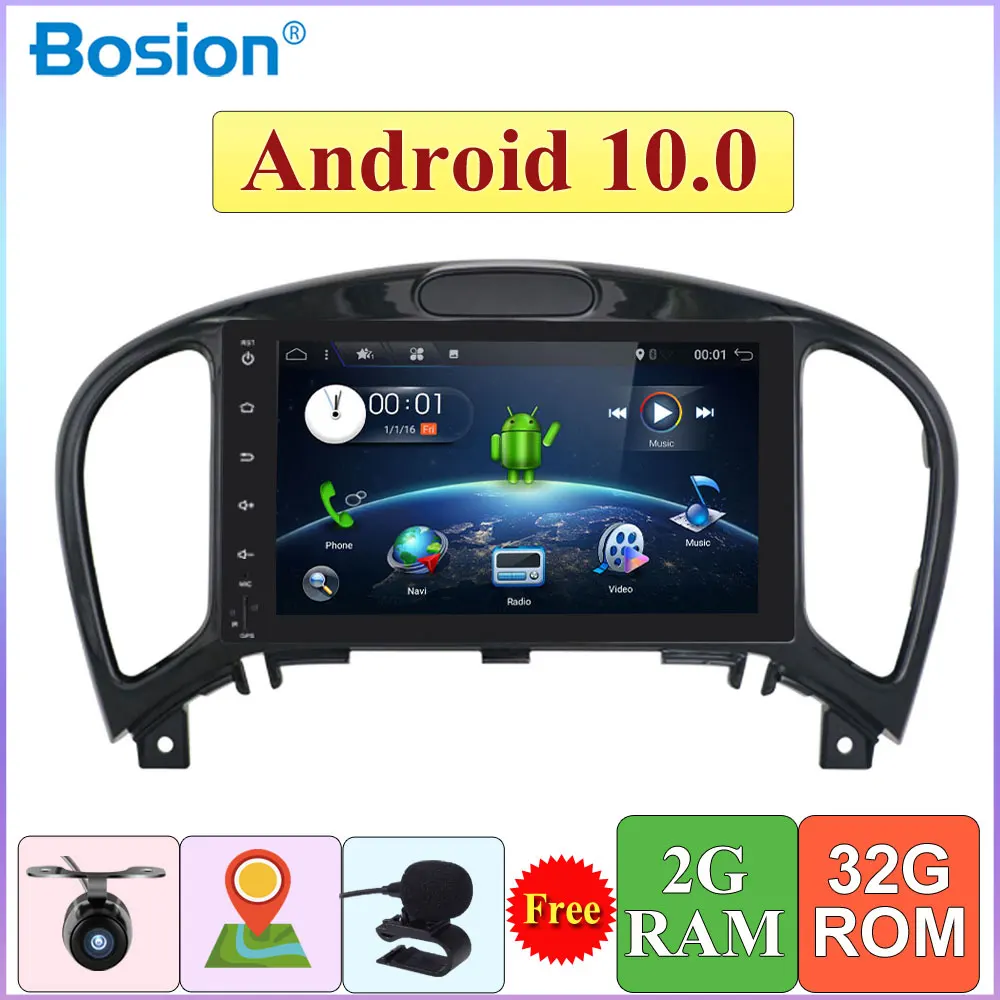 2 Din Android 10 Автомобильный мультимедийный плеер для Nissan Juke 2004 2016 автомобильная