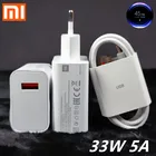 Зарядное устройство xiaomi POCO X3 pro, 33 Вт, с европейской вилкой, быстрая турбо зарядка, 5 А, кабель Type-C для Redmi note 9 pro, 10 pro, Mi 9, 10, K30, K40, poco X3, F3, F2