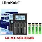 Зарядное устройство LiitoKala с ЖК-дисплеем и аккумулятором 3,7 в, 18650 мАч, 2500 мАч, 3000 мАч, 3400 мАч