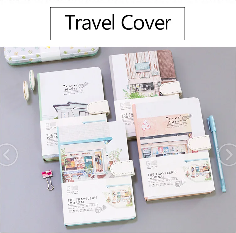 Милый блокнот для путешественников, Kawaii ежедневник, ежедневник,, Filofax, еженедельный ежедневный блокнот для путешественников с цветными страницами, канцелярские принадлежности