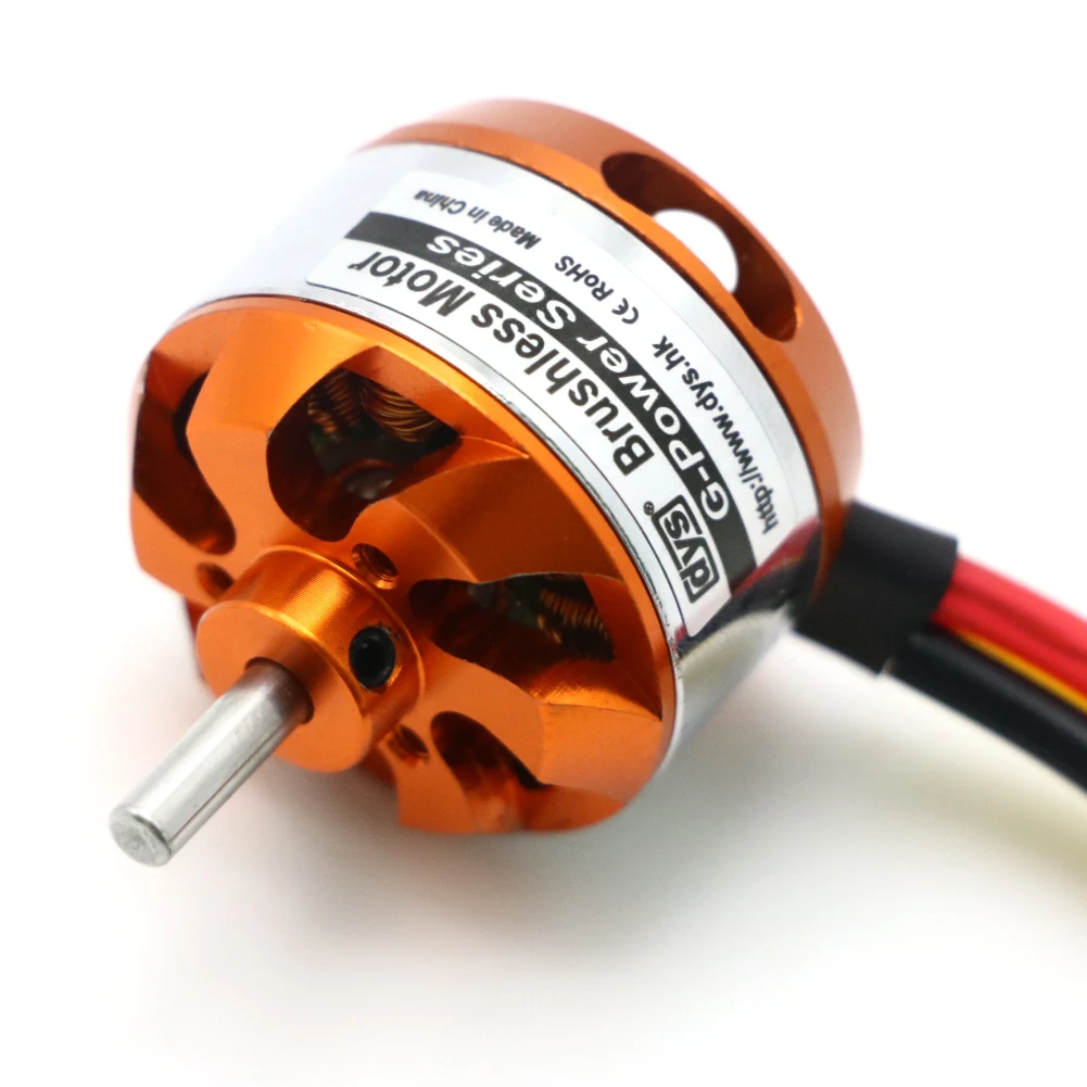 Бесщеточный двигатель DYS D2822 1100KV 1450KV 1800KV 2600KV 2-3S для радиоуправляемого самолета