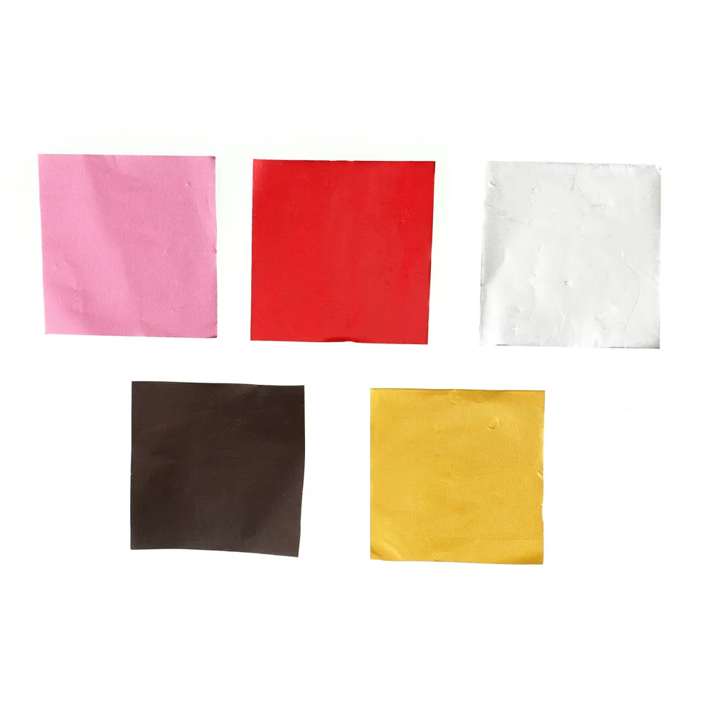 100 шт красочные шоколадные леденцы вечерние обертки из фольги для свадебной