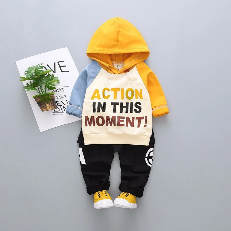 Весенне-Осенняя детская одежда для отдыха Куртка с капюшоном и надписью