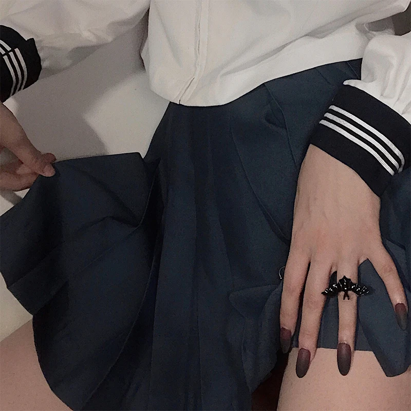 Кольца HZ регулируемые в готическом стиле стильные открытые металлические кольца