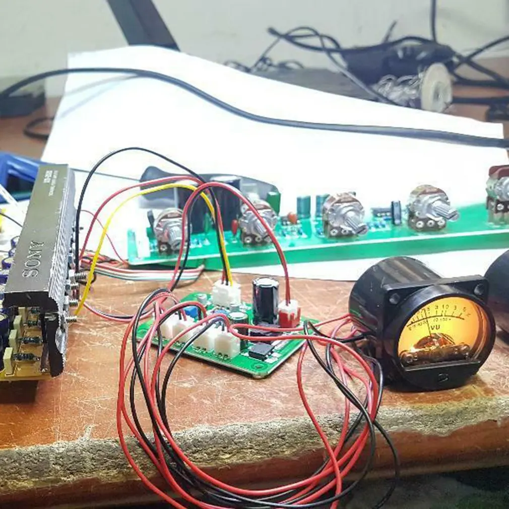 Высокоточная звуковая панель VU метр усилитель мощности дБ измеритель уровня