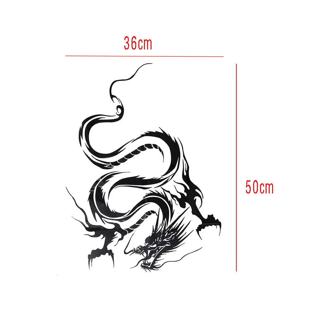 

1pcs high quality Universal Sticker Car Body Hood Dragon Pattern Waterproof Graphic Decal Newest Totem canopy Car Sticker