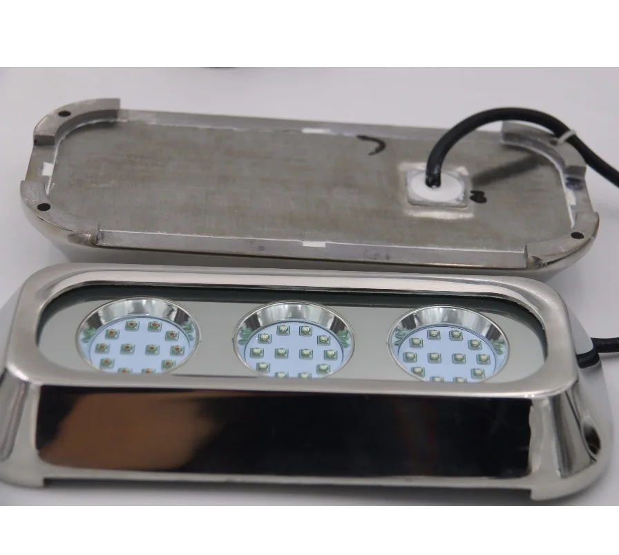 DC12/24V 180W 316 Нержавеющая сталь Водонепроницаемый светодиодная Led лампа подводного