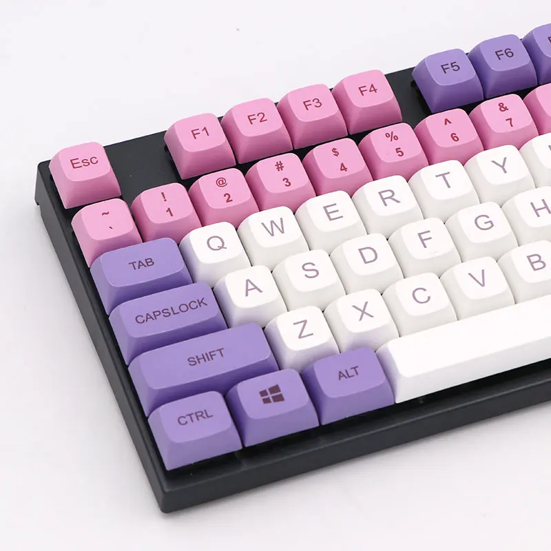 Keypro Hana Ethermal цветные сублимационные шрифты PBT колпачки для проводной USB