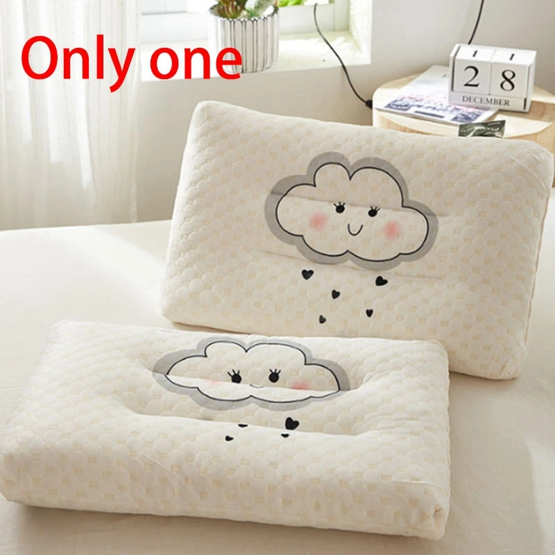

Kids Pillow Natural Latex Baby Bed Pillows for Sleeping Cartoon Printing Children Pillows for 0-12 Years Old