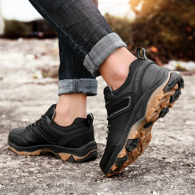 Мужские и женские защитные ботинки уличная мода мужская обувь водонепроницаемые