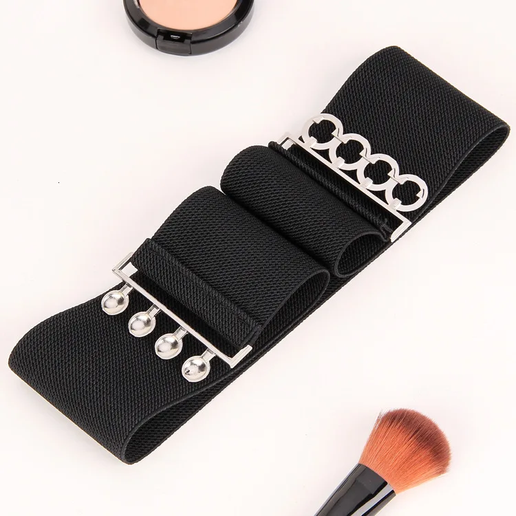 Женский широкий эластичный пояс дизайнерский пояс-карандаш для платья роскошный