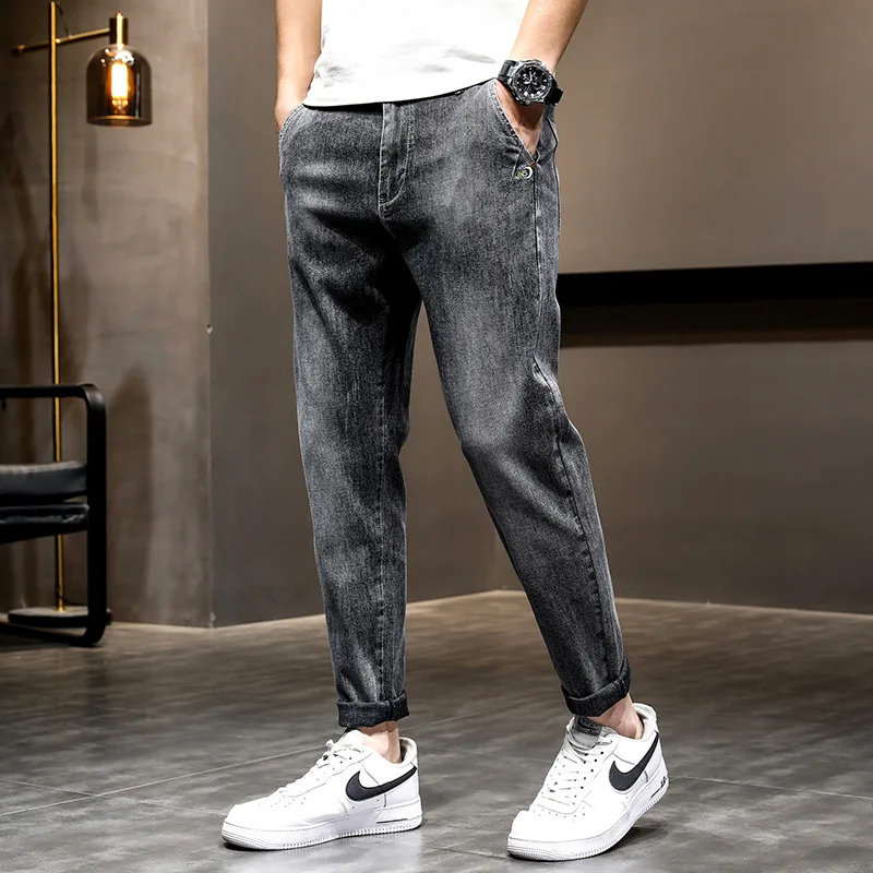 

2021 Spring and Fall Fashion Trend Men's Jeans, Retro Casual Comfortable Stretch Fashion Jeans NZKB18