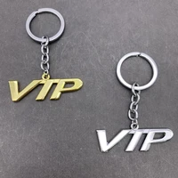metal car key ring vip logo tag keychain racing auto motorcycle accessories