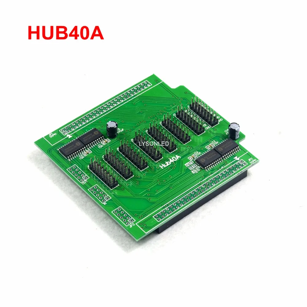 Полноцветный светодиодный дисплей конверсионная карта Hub75E Hub41A работает с