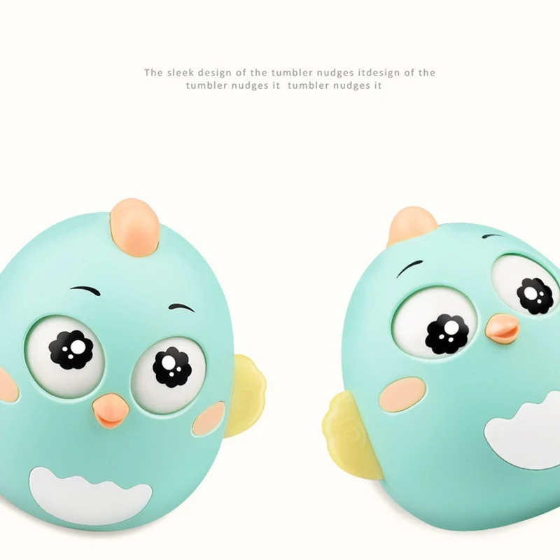 

Cartoons Cute Chick Tumbler Toys Children's Gifts Education Puzzle Doll Tumbler for Newborns Gift