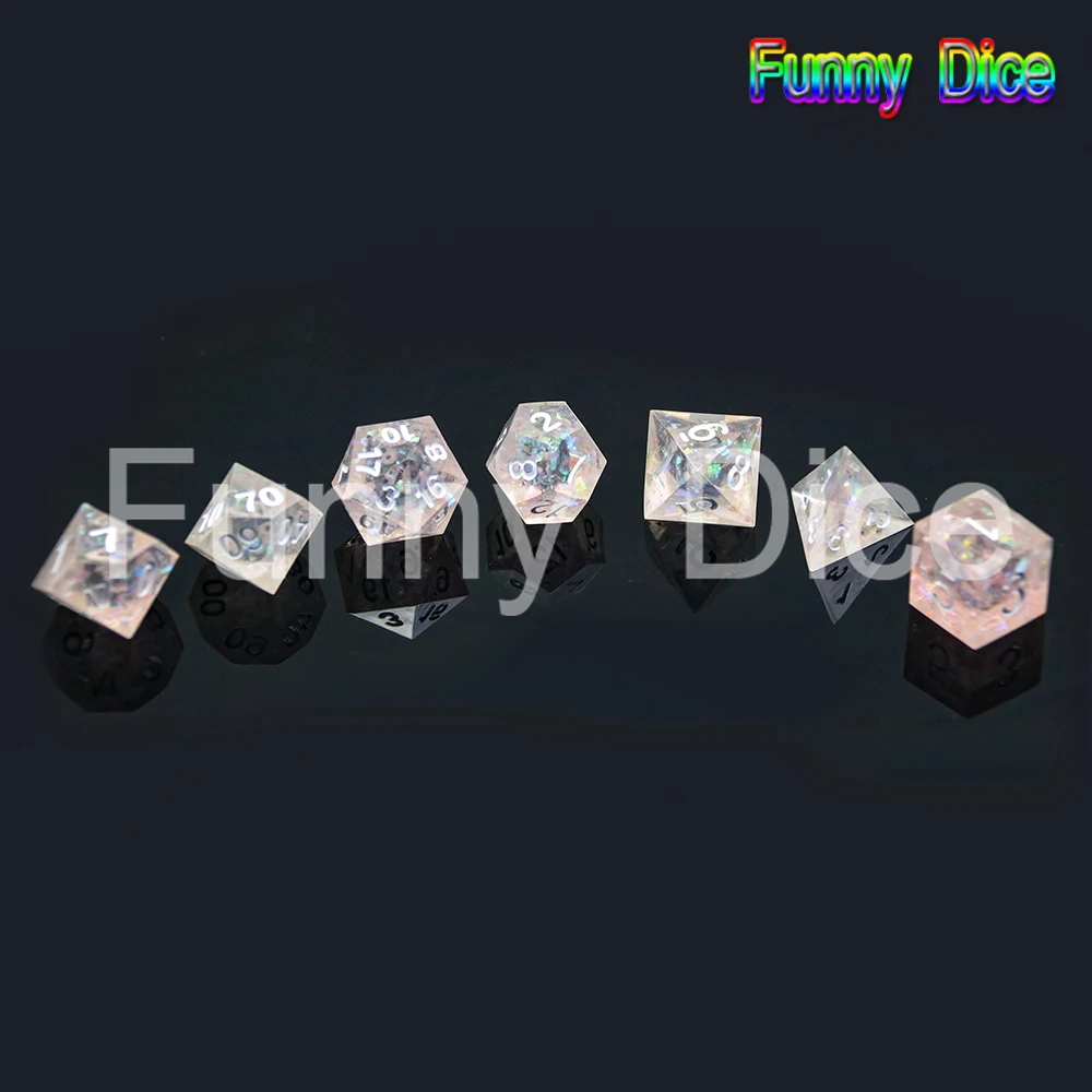 Высший сорт ручной работы Красочные острые края и красивые кости набор 7