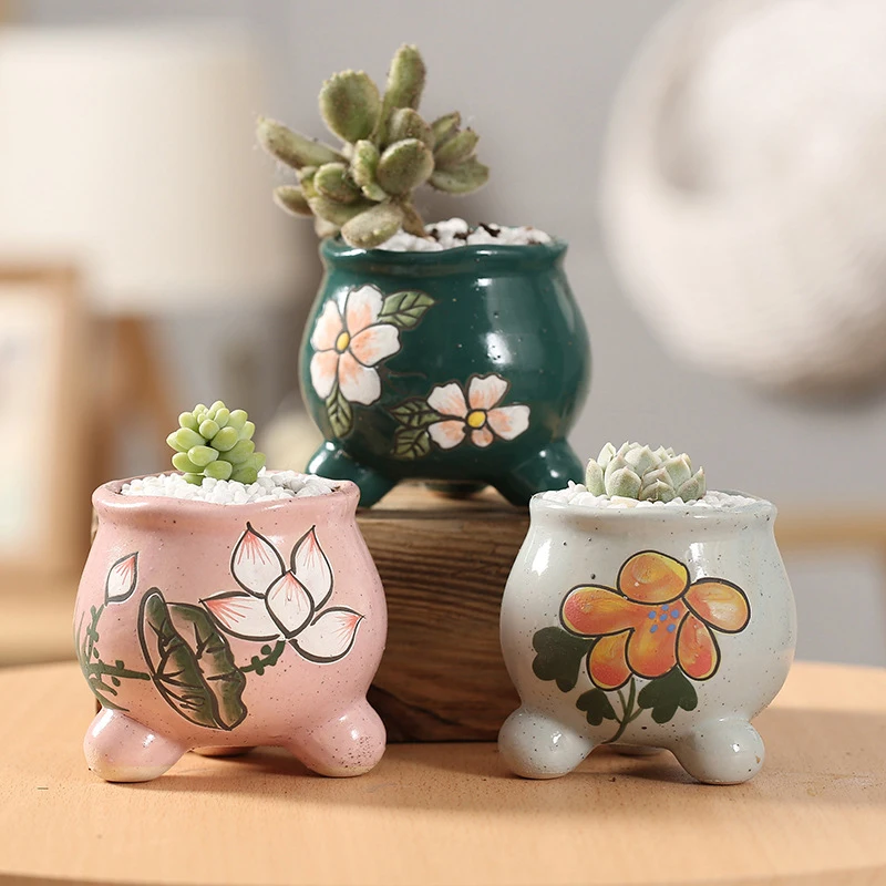 Женский горшок для растений садовые горшки керамическое искусственное