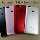 Задняя крышка аккумуляторного отсека для Lenovo S5 K520, оригинальная, с кнопками регулировки громкости и объективом камеры