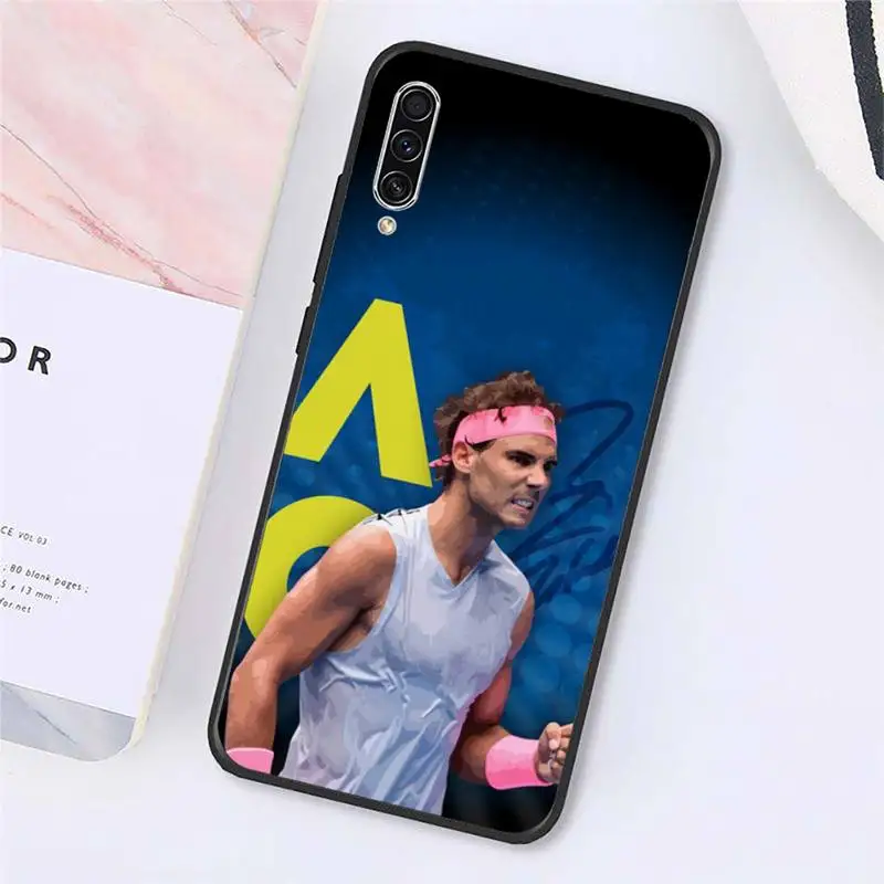 

Rafael Nadal famous tennis player Phone Case For Samsung galaxy A S note 10 7 8 9 20 30 31 40 50 51 70 71 21 s ultra plus