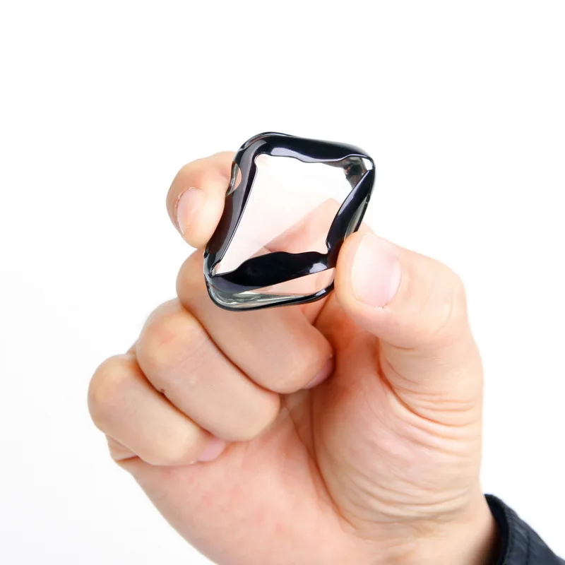 

Cover Case For Apple Watch band 44mm/40mm apple watch 5 4 3 band 42mm/38mm iwatch screen protector silicone protective bumper