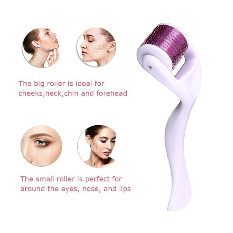 Derma Roller 0.2/0.25/0.3mm Needles Titanium Mezoroller Micro Needle Roller for Skin Care Hair-loss Treatment