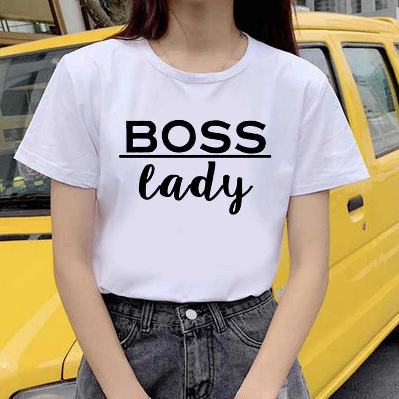 

Summer Creative letters T-shirt Woman Harajuku Short-Sleeved O-Neck T-shirt Monogrammed short sleeves