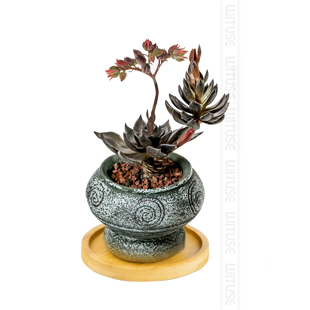 6 шт./лот подставка квадратная круглая овальная Цветочная бонсай плантатор для