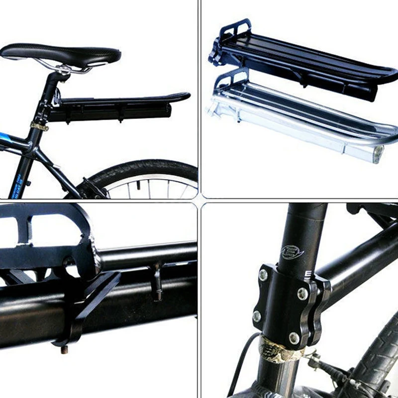 

1PCS Bicycle Luggage Carrier Bicycle Rear Shelf Portable MTB Rack Flat Telescopic Carrier Shelf Cycling Equipment Accessories