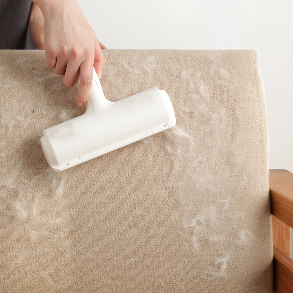 

Pet Hair Roller Remover Lint Brush 2-Way Dog Cat Comb Cleaning Tool Dog Cat Fur Brush Base Home Furniture Sofa Clothes