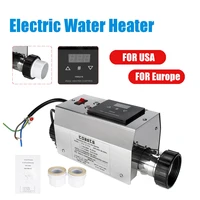 3kw 220v pool heater electric swimming pool and spa bath heating tub water heater thermostat 220v swimming pool accessories