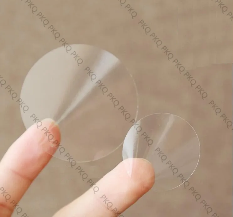 

2000Pcs Transparent Round Labels Clear Sticker Self Adhesive Label Stickers 1.5cm 2cm 3cm Small Clear packaging Sealing Labels