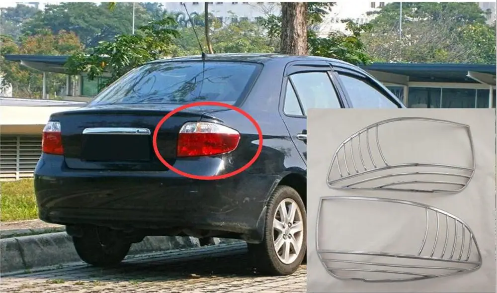 Высококачественная крышка заднего фонаря из АБС пластика защитный чехол с