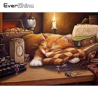 Evershine алмазная живопись мультяшный Кот Алмазная вышивка животные полная квадратная мозаика алмазная живопись вышивка крестиком Настенная Наклейка