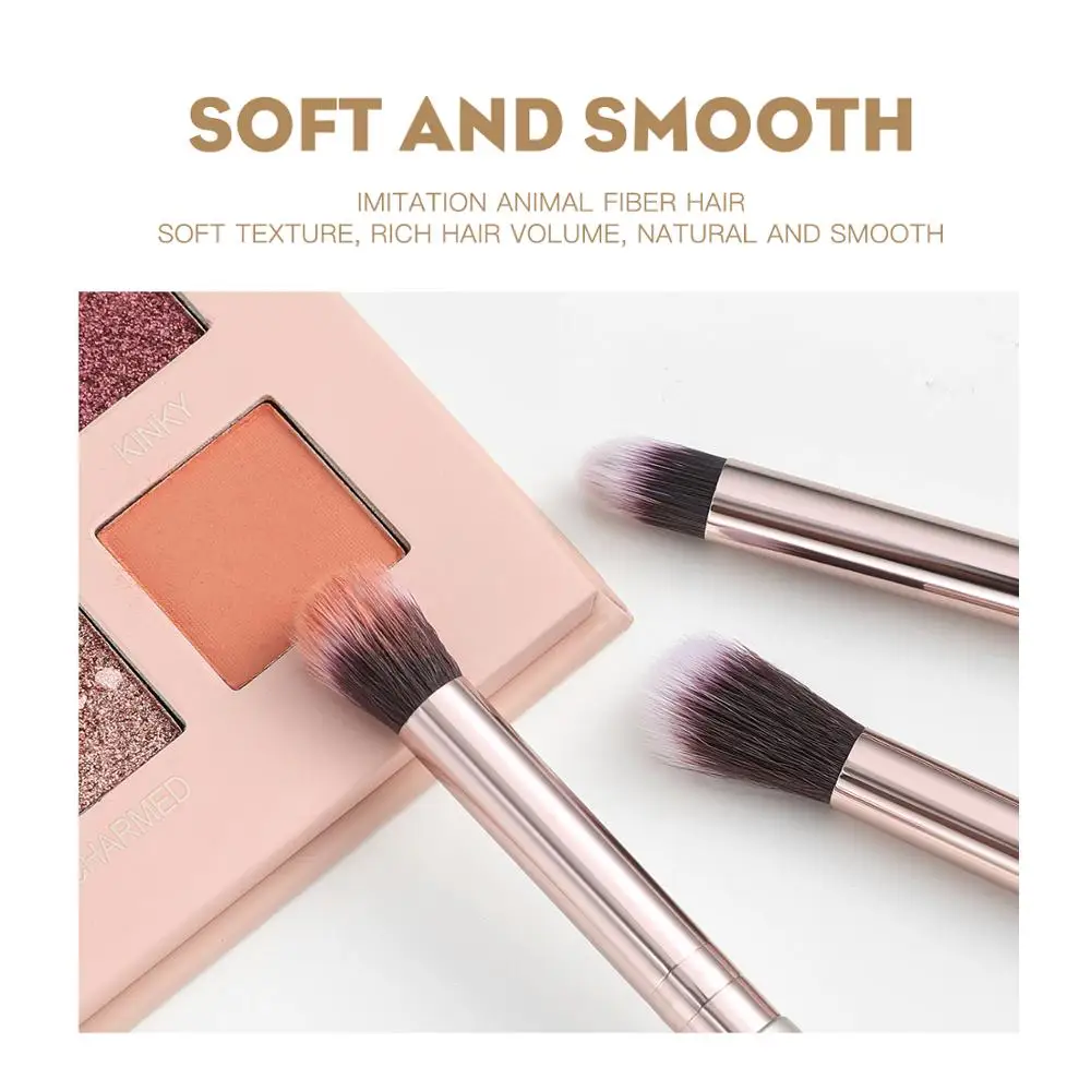 

BANFI 12pcs New Products Makeup Brush Set Eye Brush Makeup Small Fan-shaped Brush Foundation Multifunctional Beauty Powder Tools