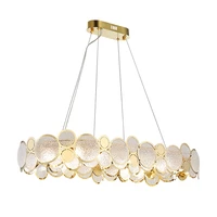 postmodern oval golden designer suspension luminaire lampen led pendant lights pendant lamp pendant light for dinning room