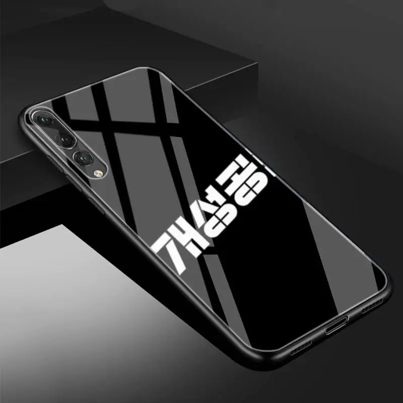 

Cute Korean Style Font Phone Case Tempered Glass For Huawei P9 10 10plus 20 20Pro 30mate9 10 20 20Pro Honor8X 9 10 V10 Nova3I 5