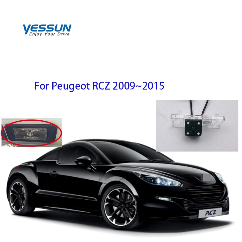 

Yessun Auto Car Accessories license plate camera Car Rear View Camera For Peugeot RCZ 2009~2015 CCD night view rear camera