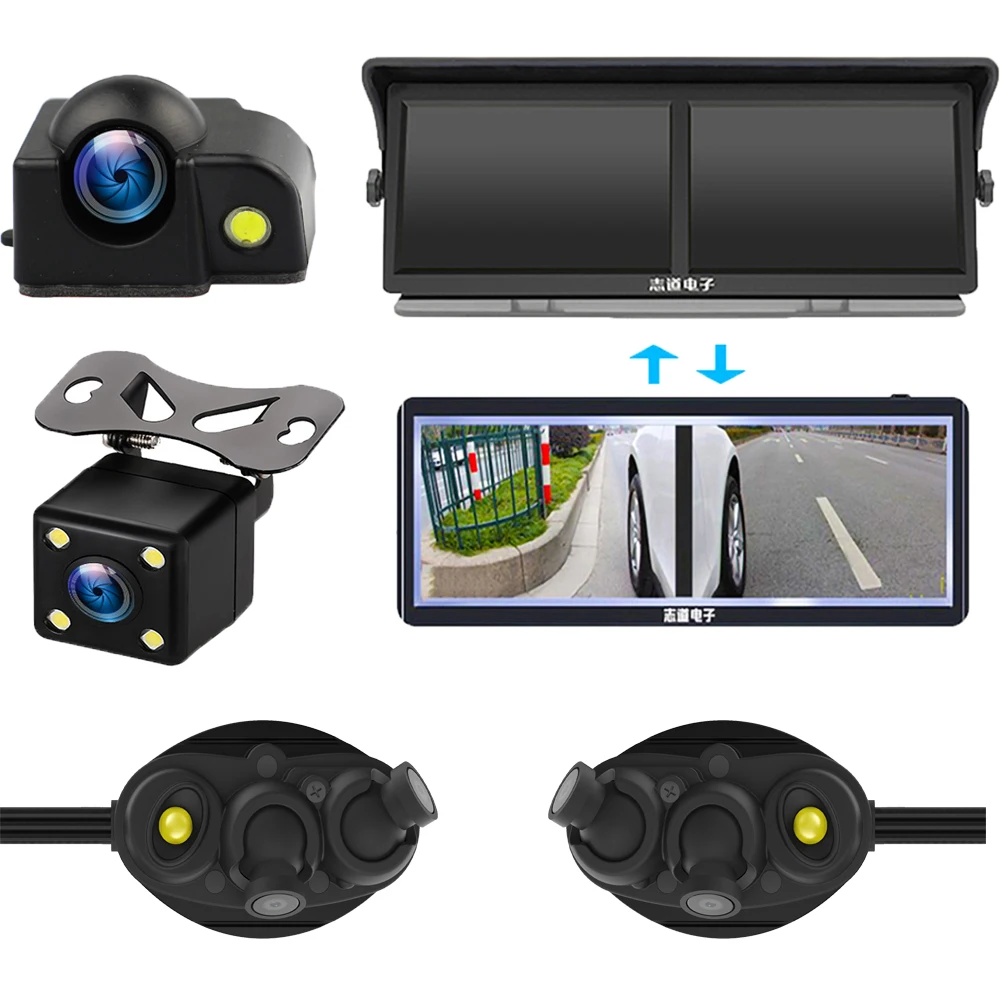 2020 новый стиль камеры для автомобиля система с 10 дюймовым экраном и 6 семейного |