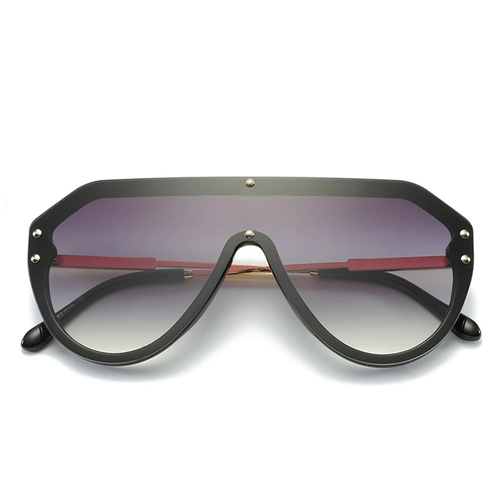 

Модные солнцезащитные очки с защитой от ультрафиолета для мужчин, очки унисекс с одним зеркалом