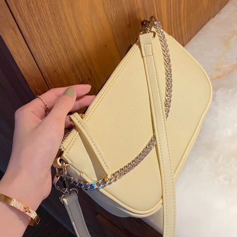

Chain PU Leather Crossbody Bags For Women Designer Lady Shoulder Handbags Female Mini Purses Travel Cross Body Bag