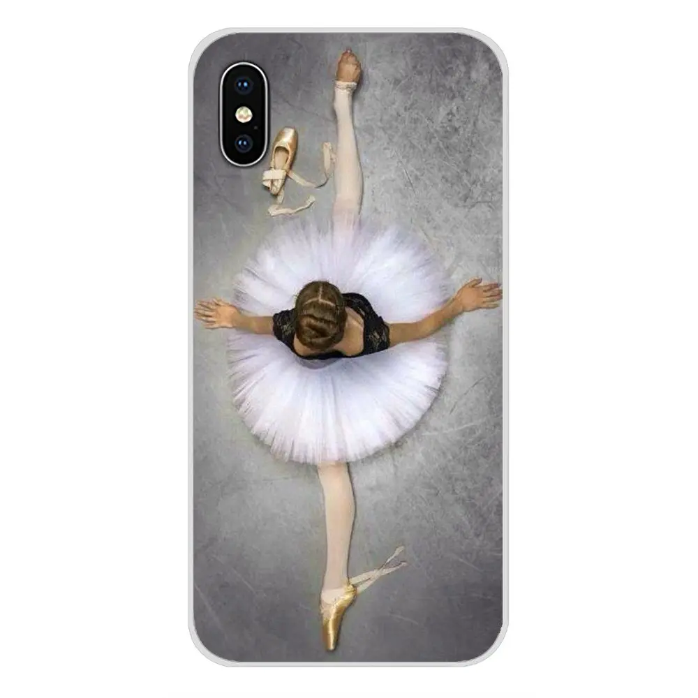 For Apple iPhone X XR XS 11Pro MAX 4S 5S 5C SE 6S 7 8 Plus ipod touch 5 6 Ballet Dancer girl Accessories Phone Cases Covers | Мобильные