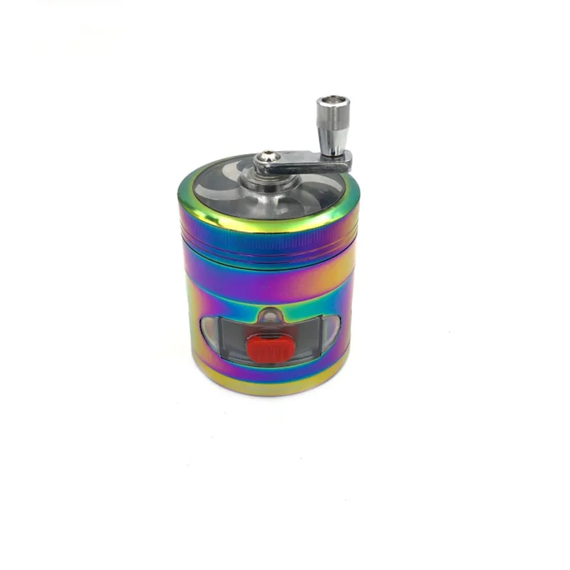 Измельчитель трав и табака 63 мм из сплава для специй курительная трубка