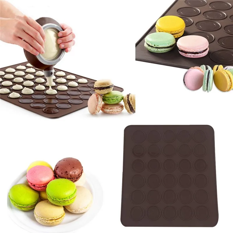 Кремниевые подушки для запекания большой мгновенной проявки Macaroon форма выпечки
