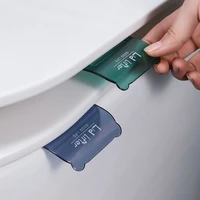 1pc nordic colour portable toilet seat lifter toilet lifting device avoid touching toilet lid handle wc accessories