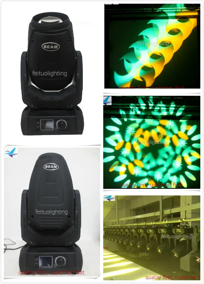 E 1x с полетным чехлом луч 10R Sharpy Lyre 280W движущийся головной свет колесами Gobos