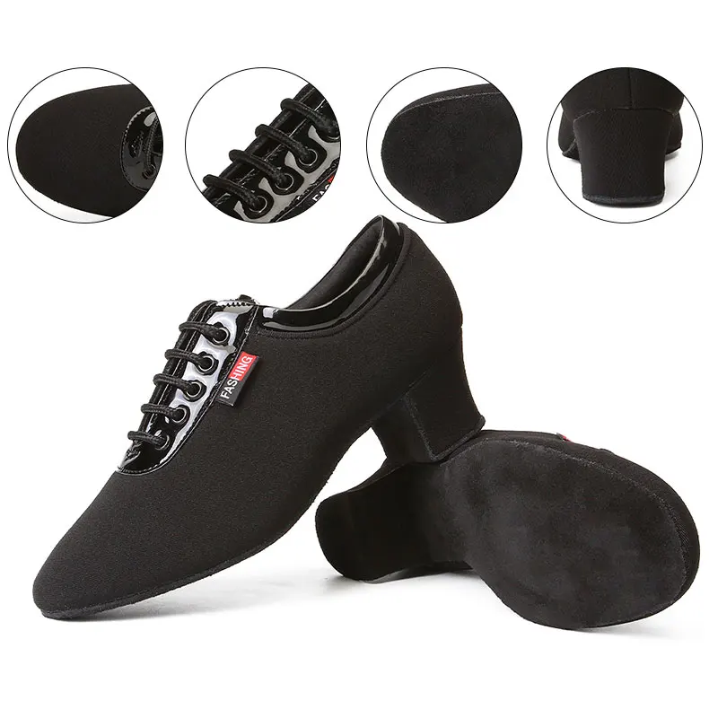 Women Girls Modern Latin Dance Shoes Soft Sole Ladies Ballroom Dancing Training Modern Tango Dance Sneakers Female