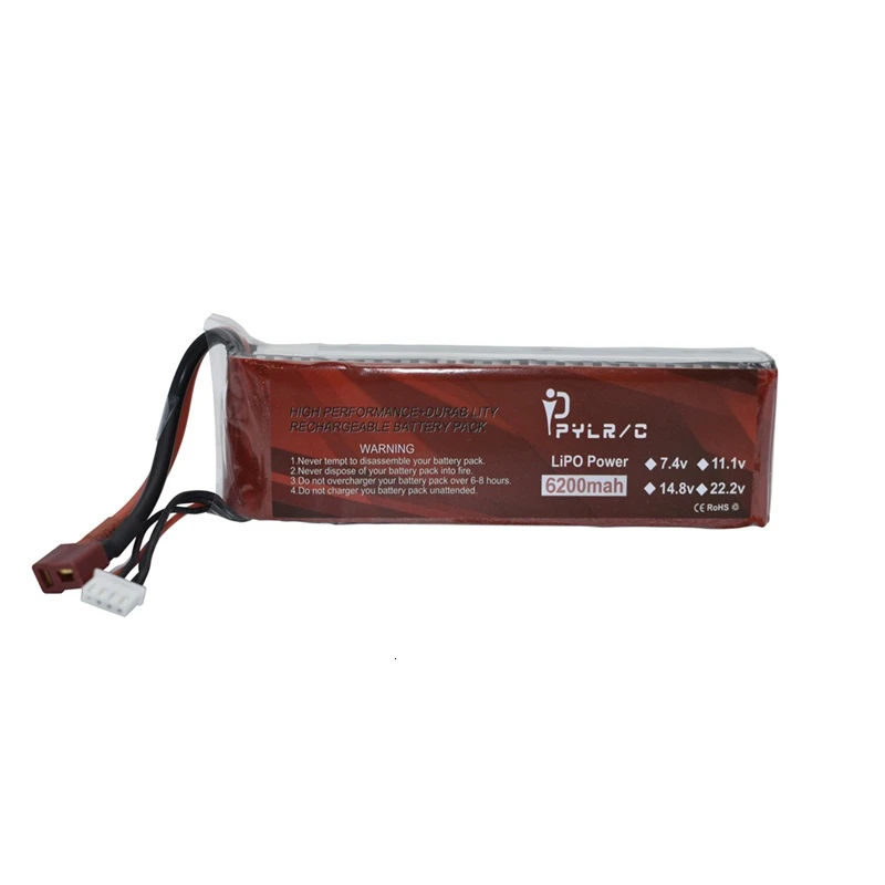 Высокая скорость 22 2 v 6200mAh литий-полимерный Батарея для радиоуправляемого