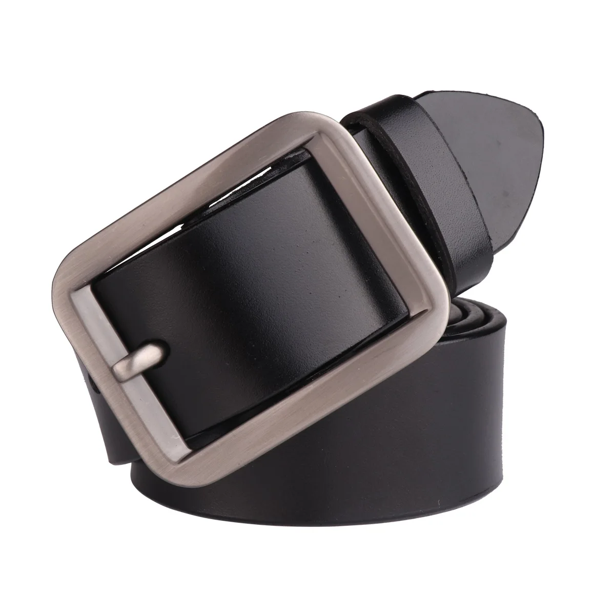Male belt Genuine Leather Men leather belt cowskin leather Pin Buckle Fashion Designer High Quality brand Men's Belts FG4137-1
