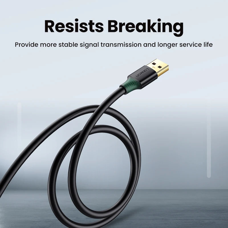 UGREEN USB Extension Cable USB 3.0 Cable for Smart Laptop PC TV Xbox One SSD USB 3.0 2.0 Extender Cord Mini Fast Speed Cable