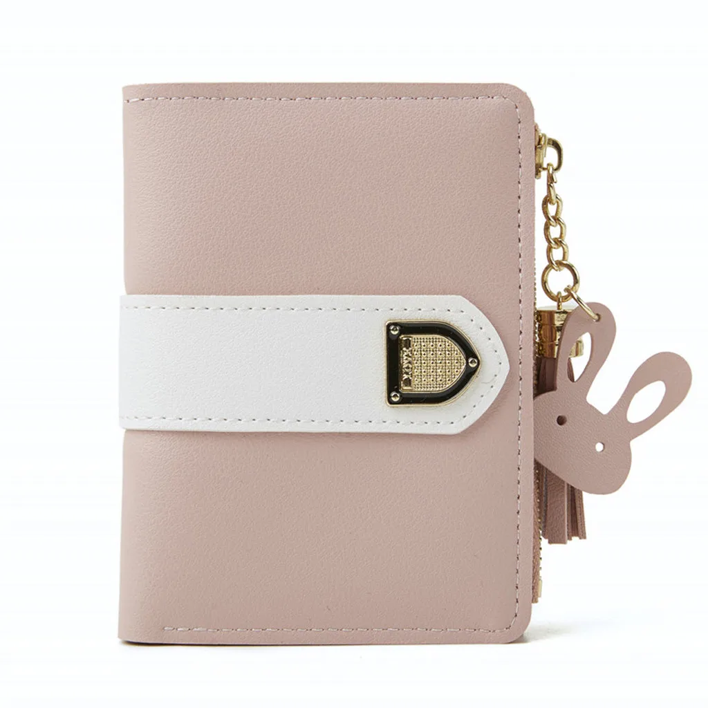 Aelicy женский кошелек с кисточками, Маленький милый кошелек для женщин, кожаные короткие женские кошельки, кошельки на молнии, Portefeuille, Женский кошелек, клатч